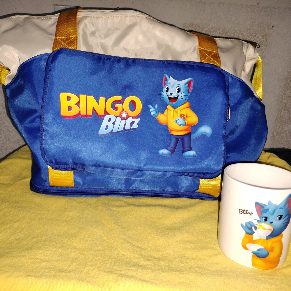 Bingo Blitz  Tote Bag And Coffee Mug Set